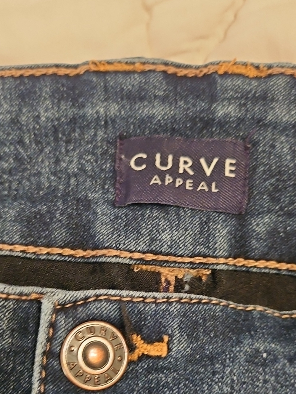 Curve Appeal High Rise Jeans- Size 16/33 - Picture 7 of 9